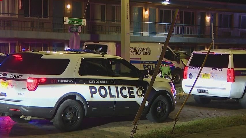 Man in critical condition after shooting at Orlando motel